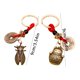 thumbnail image 3 of Lucky Cats Keychain Ornament Imitation Brass Materials Elegant Designs Keyrings Symbolizing Good Fortune And Wealth, 3 of 5