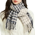 thumbnail image 1 of Neck Scarf Plaid Winter Scarf Classic Warm, 1 of 5