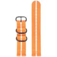 thumbnail image 2 of SAMSUNG Electronics GP-R600BREECAG Galaxy Watch Gear Sport Premium Banda NATO (20mm) - Naranja-Blanco, 2 of 2