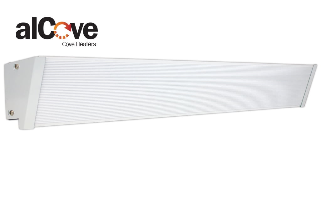 King Electric 34" 420W 240V Cove Heater, White, KCV2404W