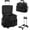 Black, variant on Rolling Cleaning Caddy Bag with Detachable Trolley, Large Cleaning Supplies Organizer with Wheels, Multi Pocket Cleaning Cart with Adjustable Shoulder Strap for Housekeepers & Home Use, Black