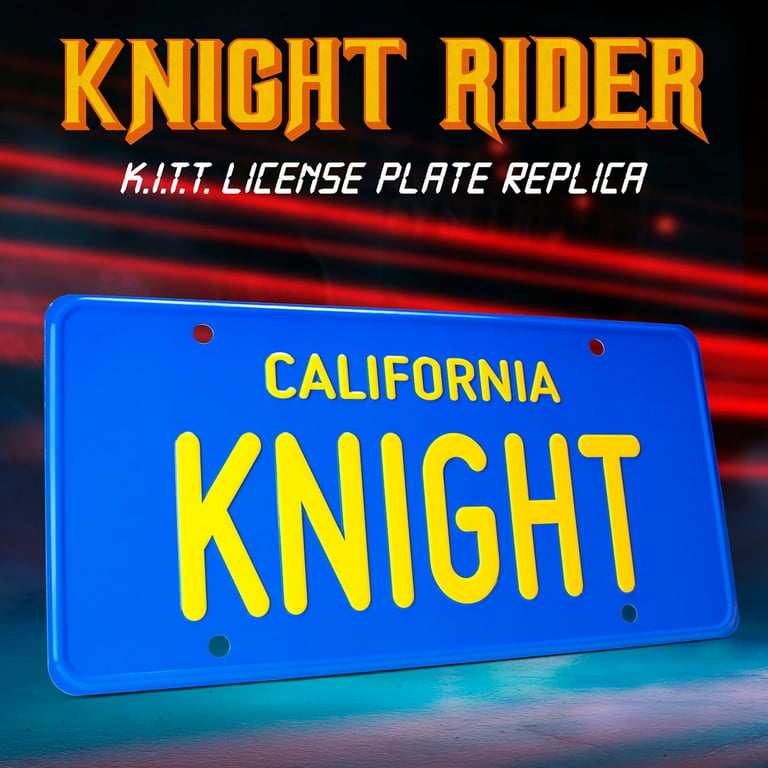 ナイトライダー/KNIGHT RIDER/ライセンスプレート/ナンバープレート Doctor Collector: Knight Rider K.I.T.T. License Plate