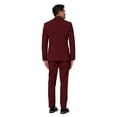 thumbnail image 2 of OppoSuits Men's Blazing Burgundy Solid Color Suit, 2 of 2