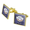 thumbnail image 1 of Aquaman Movie Ocean Master Chibi Character Square Cufflink Set - Silver or Gold, 1 of 6