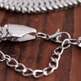 thumbnail image 7 of harmtty Women Thick Chain Alloy Link Bib Choker Necklace Jewelry Gift,Silver, 7 of 7