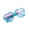 thumbnail image 2 of Faithtur Kids Cute Sunglasses, Gradient Color Heart Eye Protect Funny Sunglasses Photo Party Props, 2 of 3