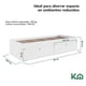 thumbnail image 3 of Base Cama Individual Con Cajones KingsHouse Recamara Blanco, 3 of 7