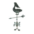 thumbnail image 1 of Verdigris Pélican en Métal Patiné avec Support de Toit, 1 of 3