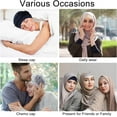 thumbnail image 4 of PHOGARY 4pcs Chemo Headwear for Women, Turbans Cap Beanie Hat Head Wraps Hair Coverings for Women, Women's Sleep Caps Chemo Cancer Hat with Flower Design, 4 of 7