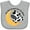 AC-Heather Grey, variant on Inktastic Cow Jumped over the Moon Boys or Girls Baby Bib