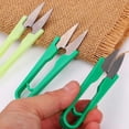 thumbnail image 3 of Langgg 6pcs Fabric Clothing Craft Tailor Mini Scissors Sewing Snip Yarn Thread Cutter U Shape Clippers Random Color, 3 of 9