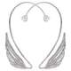 thumbnail image 1 of 1 par de aretes de aleación de zinc con diamantes de imitación, delicadas joyas para las orejas, 1 of 6