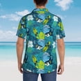 thumbnail image 6 of Goofa Shark And Leaves Hawaiian Shirt for Men, Unisex Summer Beach Casual Short Sleeve Button Down Shirts,Aloha Tropical Floral print shirt-3X-Large, 6 of 9