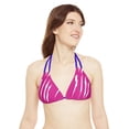 thumbnail image 3 of Effete Feline Claw Marks Scratch Strappy Triangle Bikini Top (AOP), 3 of 4