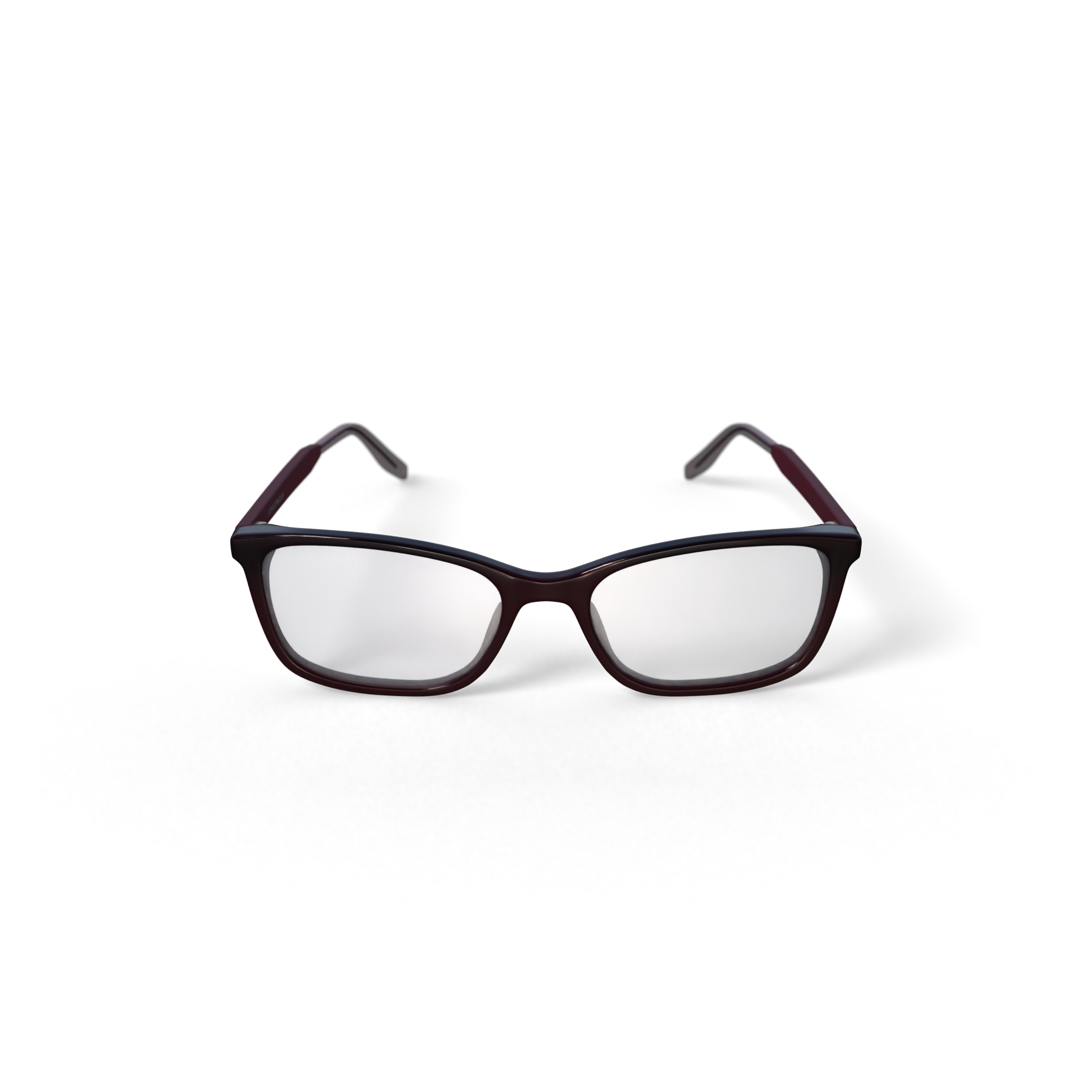 Converse Women's CV5005G Prescription Eyeglasses with Case, Burgundy
