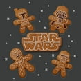 thumbnail image 2 of Men's Star Wars: Empire Strikes Back Christmas Gingerbread Characters  Pull Over Hoodie, 2 of 4
