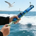 thumbnail image 4 of Telescopic Fishing Rod Compact Portable Casting Gear For Travel Friendly Saltwater Freshwater Anglers, 4 of 6