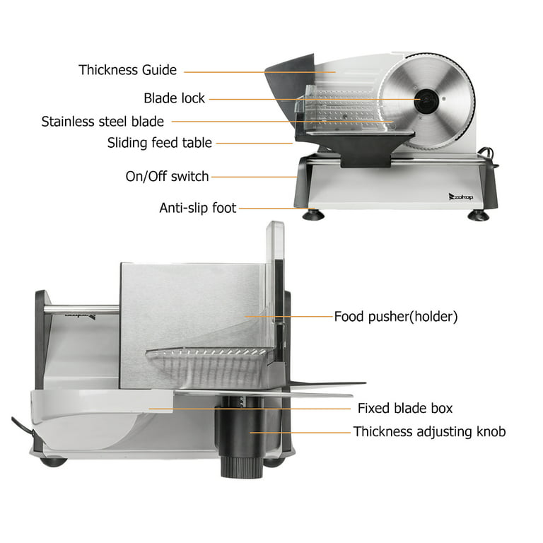 Stainless Steel Semi-Automatic Commercial Bread Slicing Machine