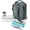 Smoke Gray/Green, variant on Titan Deep Freeze Fridge Cold Expandable Lunch Pack - Smoke Gray/Green | Includes 2X 250g High Performance Ice Walls | Insulated Horizontal Design