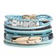 thumbnail image 1 of Pulseras para mujer, regalos para mujer, pulsera de plumas para mujer, pulsera de cristal, joyería, regalo bohemio, pulsera de cadena, 1 of 2