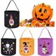 thumbnail image 4 of Bolsas para dulces o trucos de Halloween, cubos de dulces de Halloween, bolsas de regalo de tela para fiestas de Halloween, 2 uds., 4 of 4