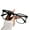 Black, variant on Eosunjian Unisex Summer Sunglasses Retro Color-changing PC Lens Anti-UV Block Sunlight Vacation Beach Spectacles Outdoor Eyewear