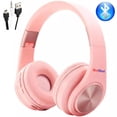 thumbnail image 2 of Auriculares de Diadema PinkyBass Rosa Jack 3.5mm Cable 2.m 36dB 20Hz a 20000Hz Hot-Shot MXKYB-001, 2 of 2