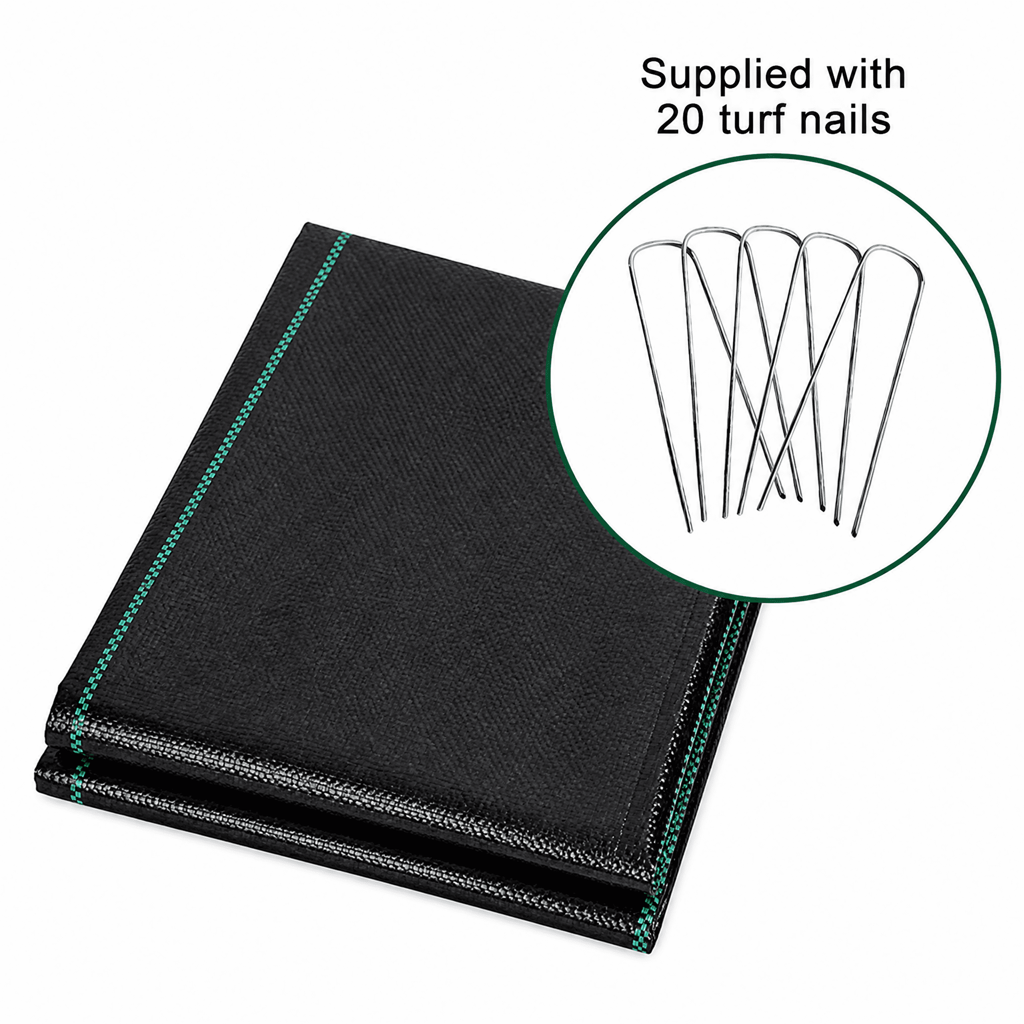 Woven Weed Barrier Landscape Fabric Durable Long-Lasting for Garden Flower Beds Vegetable Gardens
