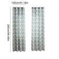 thumbnail image 3 of PYURTEP Boho Curtains, Semi-Blackout Sheer Curtains, Green Textured Drapes with Colorful Bohemian Print for Bedroom, Living Room, Boho Decor, 3 of 6