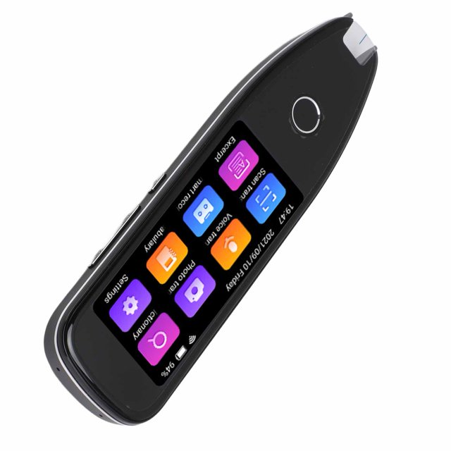 Translation Scanning Pen, 4.0 98% Accuracy Language Translator Pen 3.5 Inch Black For Conference For Business Ttip