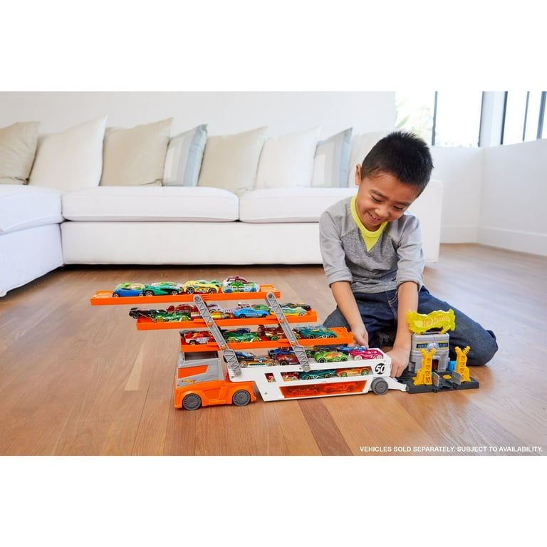 Hot Wheels Mega Hauler, 6 Expandable Levels Vehicle for Ages 3Y+ - Walmart.com