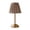 B, variant on Lypsnake Fabric Striped Table Lamp, Pleated Brown Striped Lampshade Desk Lamp with Battery& USB Rechargeable, Rechargeable Decorative Bedside Lamp Night Light for Bedroom Living Room Side Table Decor