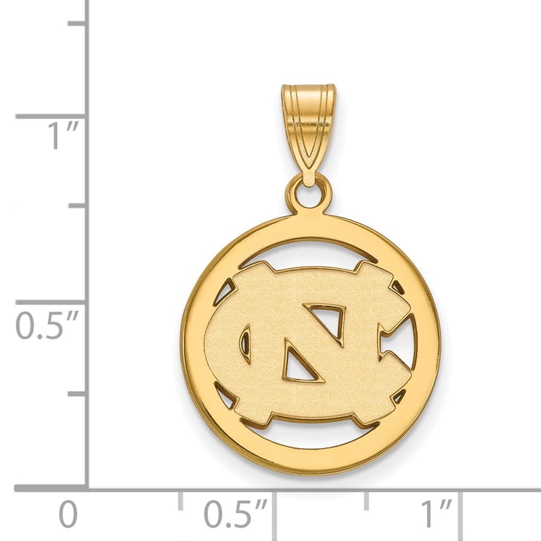 LogoArt Sterling Silver University Of Georgia Football Pendant - Rhodium Plated, 17x19mm, Jewelry Box Included
