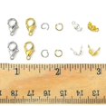 thumbnail image 5 of Jewelry Making Kits DIY Zinc Alloy Lobster Claw Clasps & 304 Stainless Steel Open Jump Rings & Brass Bead Tips Making Findings Kits 5~12x0.6~6mm 26-27, 5 of 5