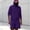 Purple, variant on Zylanna Men's 2 Piece Outfit Set with Pockets, Elastic Waist Long Sleeve Solid Color Drawstring Hoodie and Shorts Tracksuit for Men Blue
