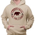 thumbnail image 2 of Christmas at the Cabin Hoodie Sweatshirt Unisex 2X-Large Sand, 2 of 5
