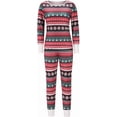 thumbnail image 3 of Asskyus Women’s Pajamas Tops and Pants Sets Cotton Racks, Ladies Long Sleeve Pants Christmas Printing, 3 of 6