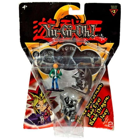 Two Black Dragons - Yu-Gi-Oh Series 2 Flame Swordsman, Red Eyes Black Dragon & Joey PVC Figure 3-Pack