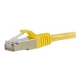 thumbnail image 2 of C2G 7ft Cat6 Ethernet Cable - Snagless Shielded (STP) - Yellow - Patch cable - RJ-45 (M) to RJ-45 (M) - 7 ft - STP - CAT 6 - molded, snagless, stranded - yellow, 2 of 3