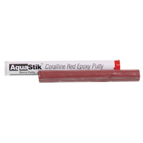 Two Little Fishies AquaStik Epoxy Putty - Coralline Red - 4 oz