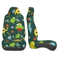 thumbnail image 3 of Yiaed Sport Monster Print Car Seat Covers,Universal Auto Seats Protector Fits for Car,SUV Sedan,Truck,Automotive Seat Covers & Accessories(Two packs), 3 of 7