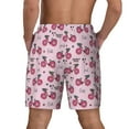 thumbnail image 3 of Kdxio Bike With Donut Wheels Print Men'S Swim Trunks With Compression Liner 7 Inch Inseam Quick Dry Swim Shorts, 3 of 7