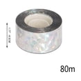 thumbnail image 2 of Bird Scare Ribbon Holographic Reflective Tape for Birds Scare Tape Double Sided Reflective Bird Reflector Ribbon for Keep Birds Away, 2 of 6