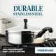 thumbnail image 5 of Sartén Farberware Classic de acero inoxidable de 2.75 L con tapa, 5 of 6