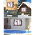 thumbnail image 4 of Independence Gnomes American Star Outdoor TV Cover 60 to 65 Inch Waterproof, Flag Color Buffalo Plaid Checker 600D Oxford TV Covers with Zipper, Outside Flat TV Screen Protector 58"Wx37"Hx4.5"D, 4 of 7