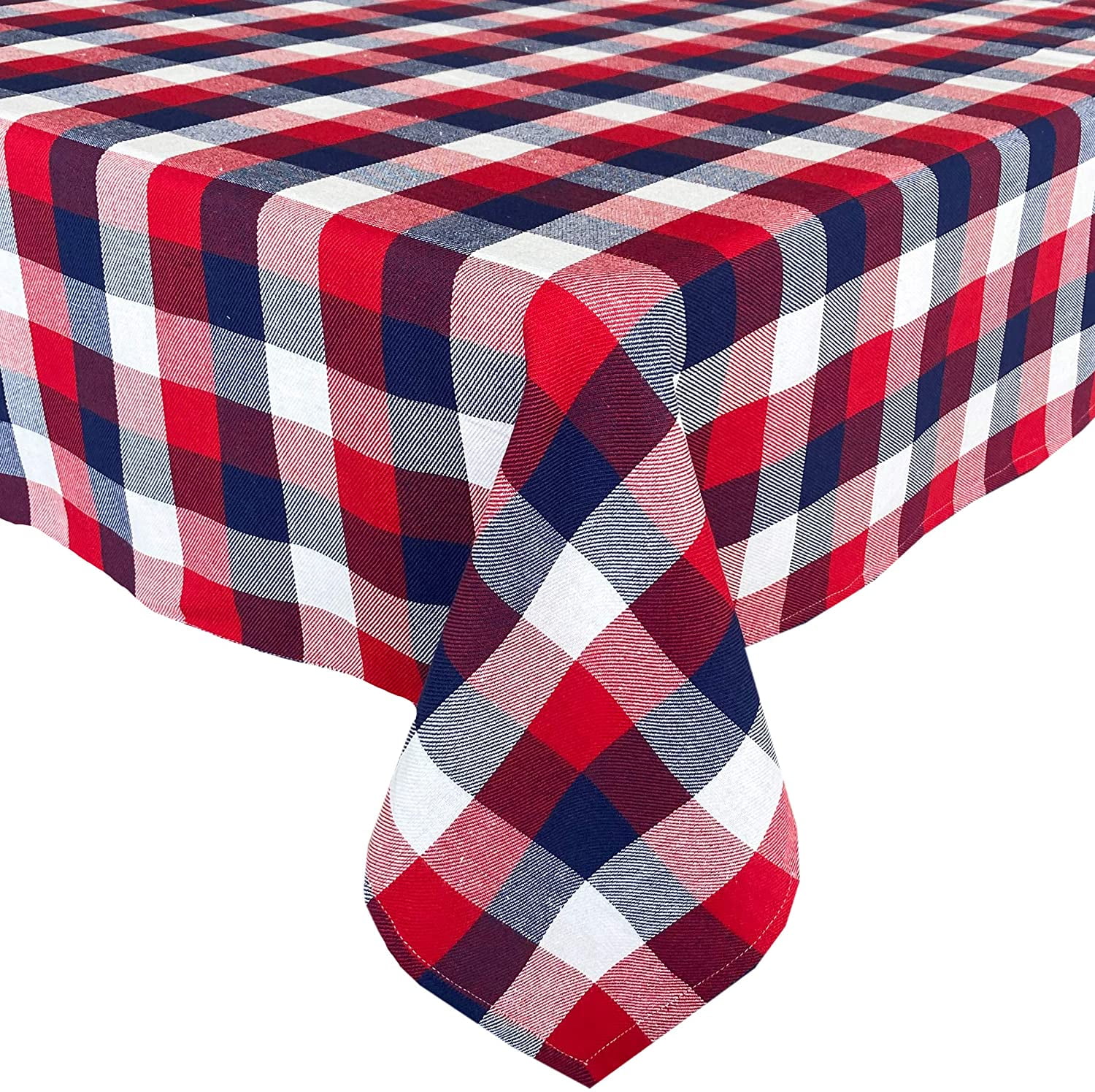 red white blue tablecloth