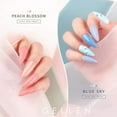 thumbnail image 3 of Gellen Gel Nail Polish Kit, 6 Colors Blue Pink Peach UV Gel Polish Kit, Spring Summer Soak Off Nail Polish Set for Home DIY Manicure, Gifts for Girls, 3 of 8
