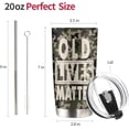 thumbnail image 5 of Old Lives Matter Gifts for Men, Stainless Steel 20oz Camo Coffee Tumbler, Birthday Gifts for Dad from Daughter Son Child, Retirement Military Gag Gifts for Grandpa Uncle Old Men, 5 of 6