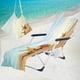 thumbnail image 4 of Beach Chair Cover- Beach Bag With Side Pockets-microfiber Lounge Chair- Beach Towel-chair Cover, 4 of 7
