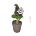 thumbnail image 3 of WOHSAO Halloween Witch Hat Topiary Plant With Pot Halloween Potted Decor Spooky Tabletop Ornament, Cute Witch Themed Mini Moss Trees For Halloween Home Party Decor, Holiday Gift For Family, 3 of 6
